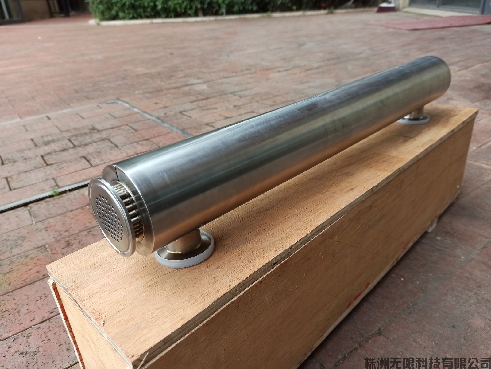 定制双管板换热器D51×600(带保温)